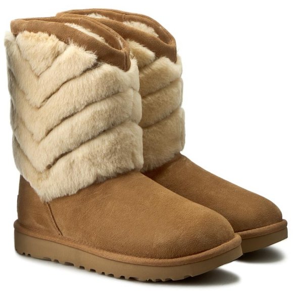 UGG Shoes - UGG Tania Genuine Shearling Suede Boot Sz 8 EUC